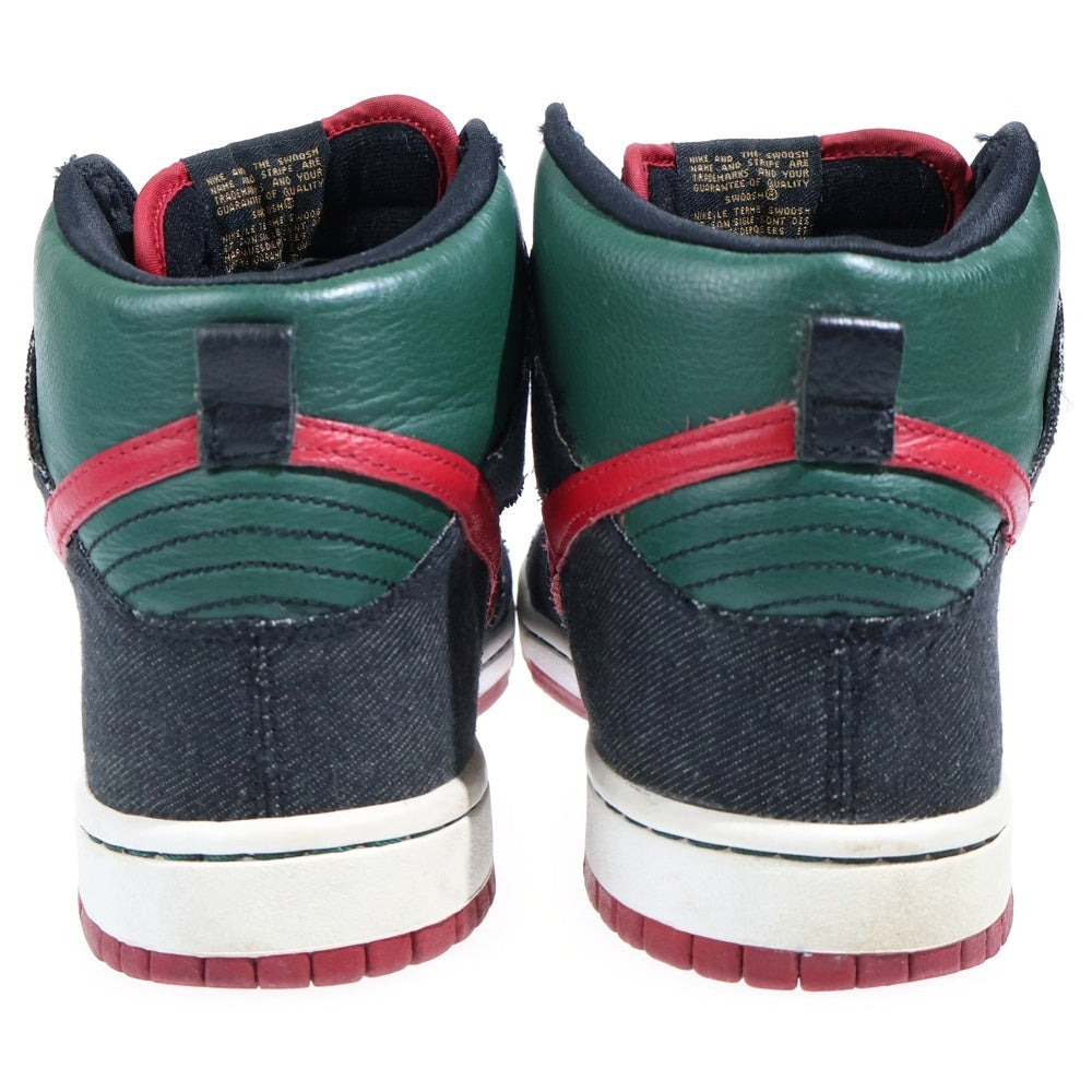 NIKE(ナイキ) 【観賞用 2009年製】 DUNK HIGH PREMIUM RESN 313171-362 ダンク ハイ プレミアム エスビー スケートボーディング ハイカットスニーカー グリーン US10/28cm