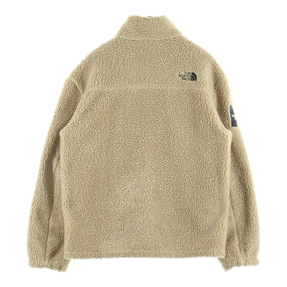 THE NORTH FACE(ザノースフェイス) RIMO FLEECE JACKET NJ4FN50K ロゴ刺繍 ジップアップ リモ フリースジャケット ベージュ