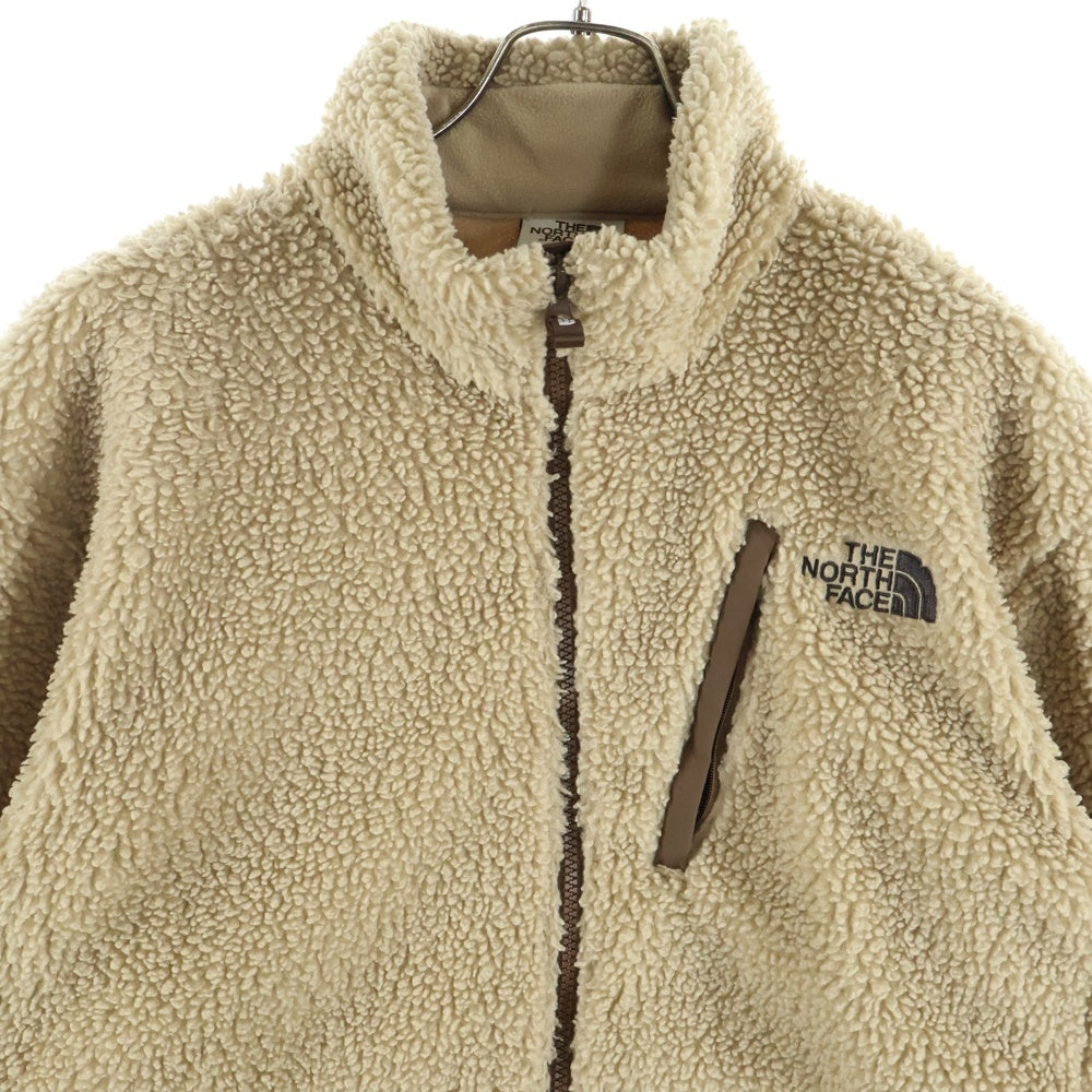 THE NORTH FACE(ザノースフェイス) RIMO FLEECE JACKET NJ4FN50K ロゴ刺繍 ジップアップ リモ フリースジャケット ベージュ