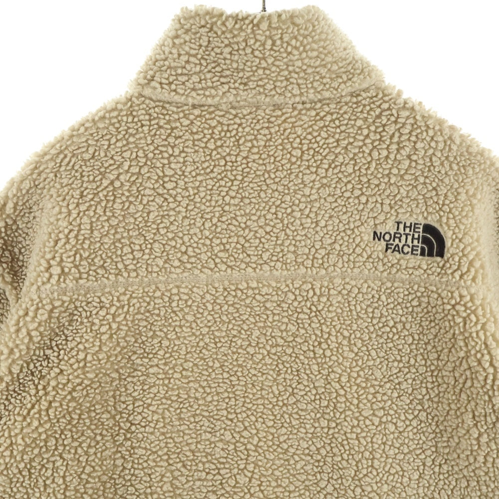 THE NORTH FACE(ザノースフェイス) RIMO FLEECE JACKET NJ4FN50K ロゴ刺繍 ジップアップ リモ フリースジャケット ベージュ