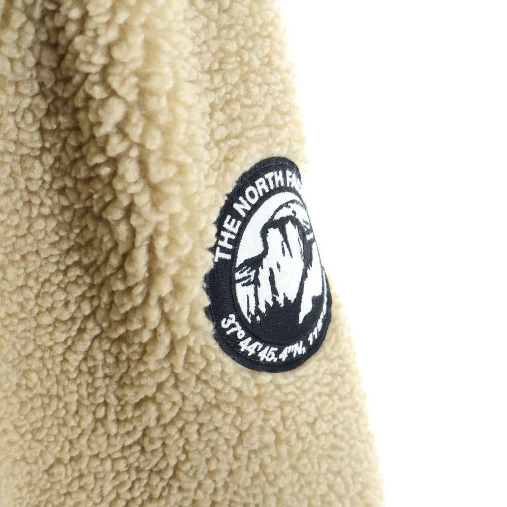 THE NORTH FACE(ザノースフェイス) RIMO FLEECE JACKET NJ4FN50K ロゴ刺繍 ジップアップ リモ フリースジャケット ベージュ