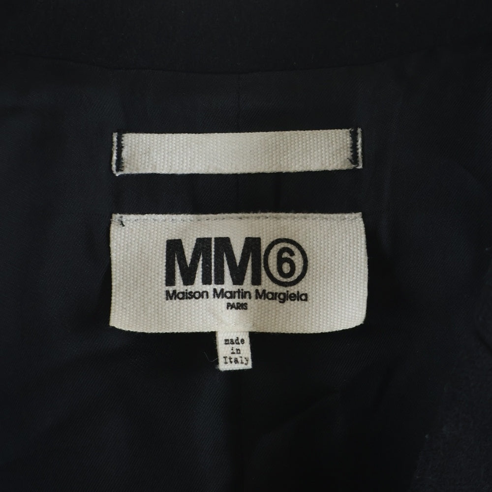 MM6 Maison Margiela(エムエムシックスメゾンマルジェラ) 15AW Wool chester Coat S32AA0104 ウールチェスターコート ブラック レディース