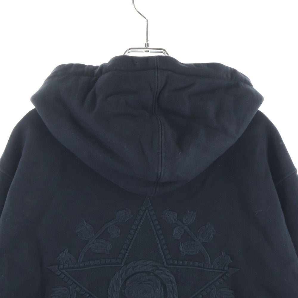 Christian Dior(クリスチャンディオール) 22AW ロゴ刺繍 プルオーバーパーカー フーディ ブラック 243J691D0531