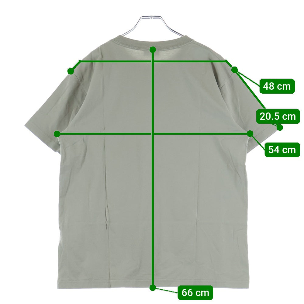 Christian Dior(クリスチャンディオール) 23AW CDワッペンロゴ クルーネック 半袖Tシャツカットソー カーキ 393J696H0677