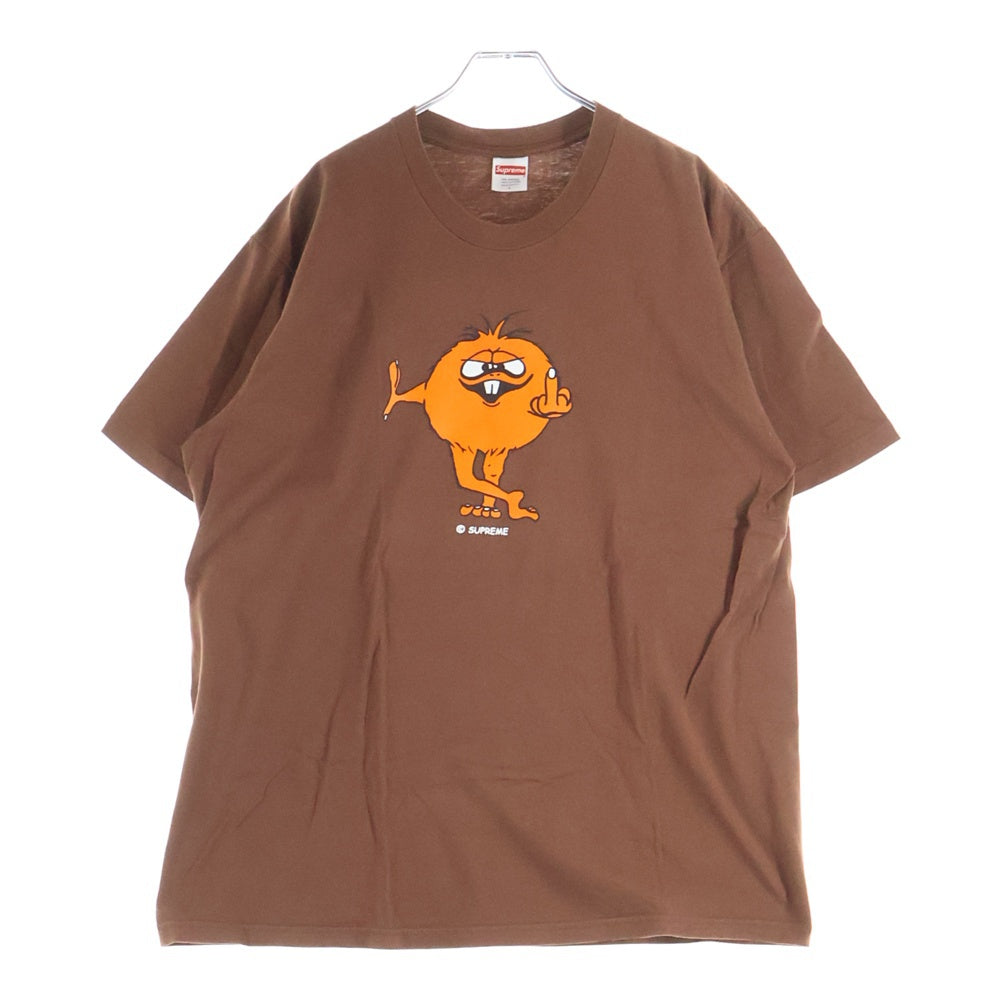 SUPREME(シュプリーム) 23AW Camacho Tee カマチョ フロントロゴプリント クルーネック半袖Tシャツカットソー ブラウン