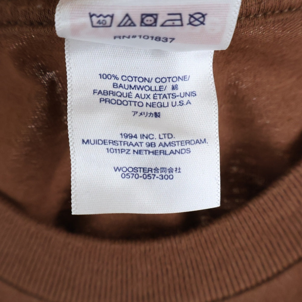 SUPREME(シュプリーム) 23AW Camacho Tee カマチョ フロントロゴプリント クルーネック半袖Tシャツカットソー ブラウン