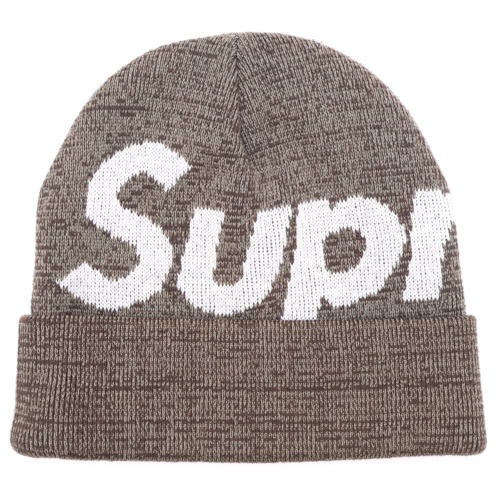 SUPREME(シュプリーム) 24AW Big Logo Beanie ビッグロゴビーニー ニットキャップ ニット帽 帽子 ブラウン