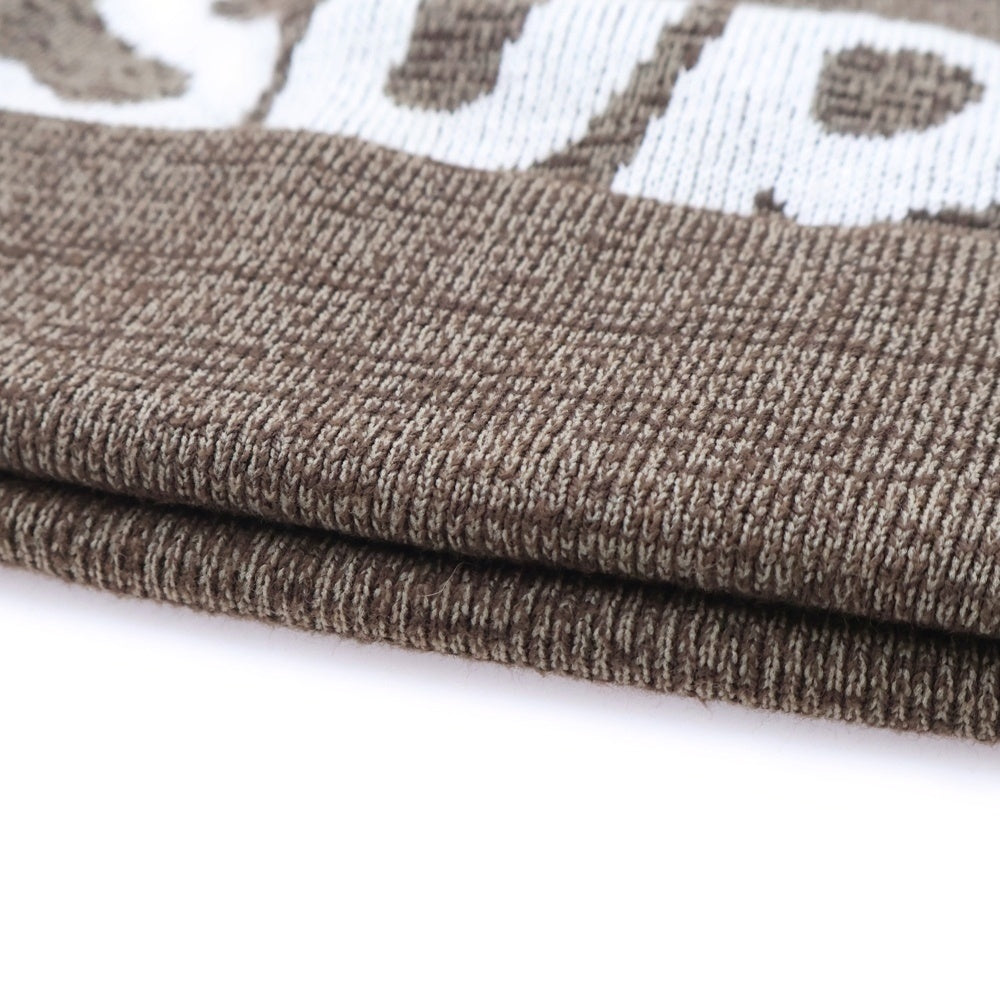 SUPREME(シュプリーム) 24AW Big Logo Beanie ビッグロゴビーニー ニットキャップ ニット帽 帽子 ブラウン