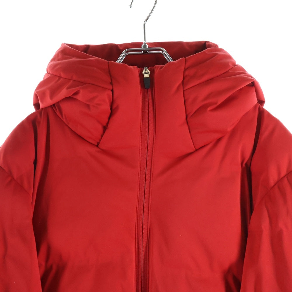 RATTLE TRAP(ラトルトラップ) JUST PLAY シームレスジャガード フード ブルゾン 中綿ジャケット レッド M0503FJM505