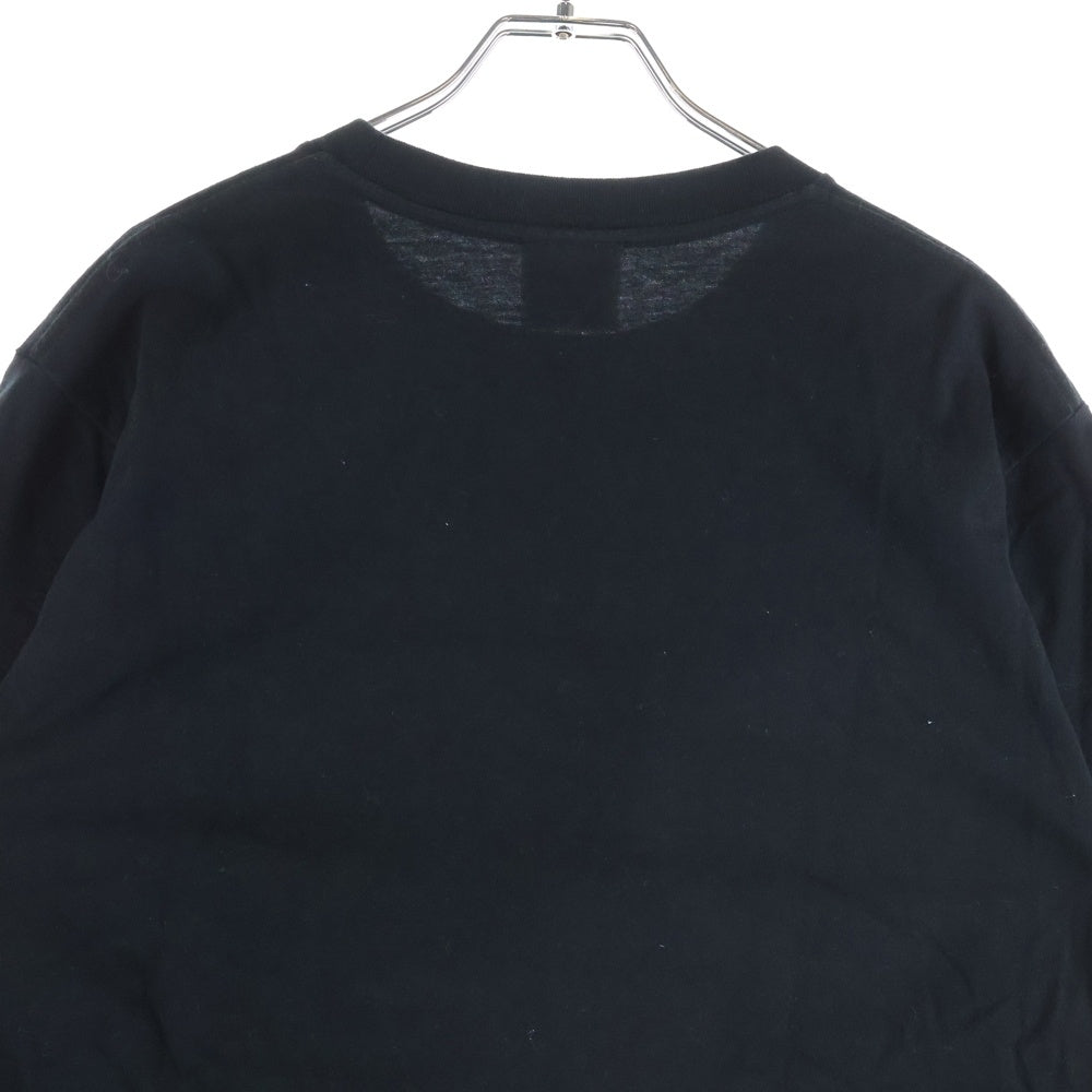 A BATHING APE(アベイシングエイプ) Colour Camo C By Bathing Ape T-Shirt カラーカモ ロゴプリント クルーネック半袖Tシャツカットソー ブラック 001GDI201002H