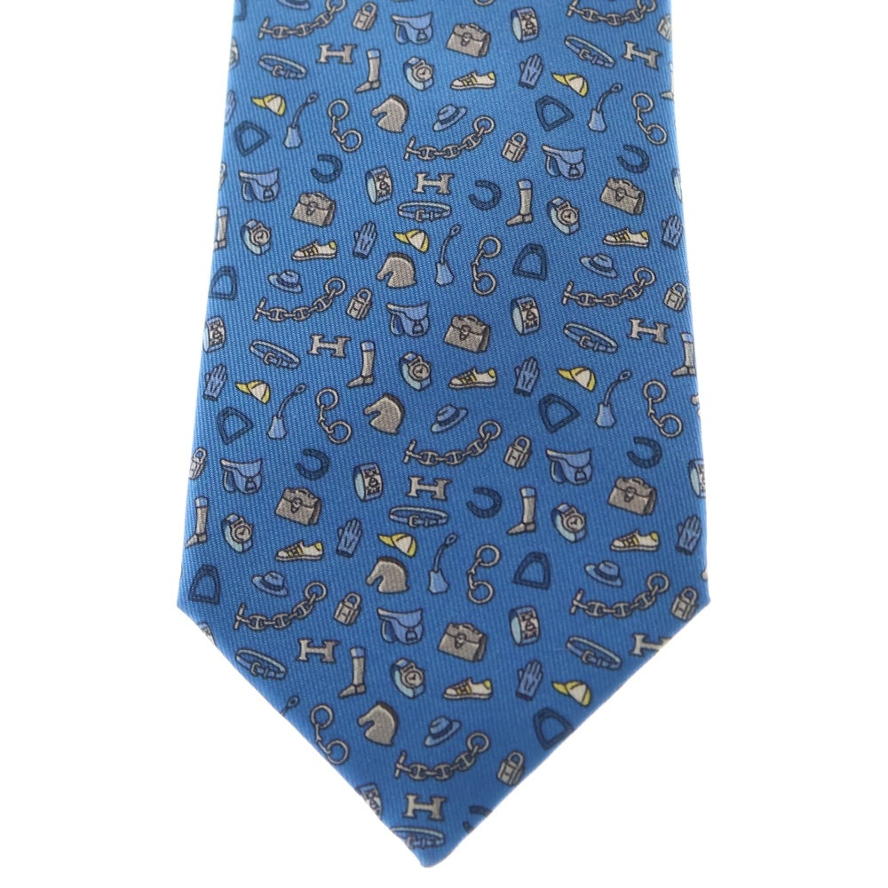 HERMES(エルメス) Faubourg a la Canquille Silk Tie フォーブルの