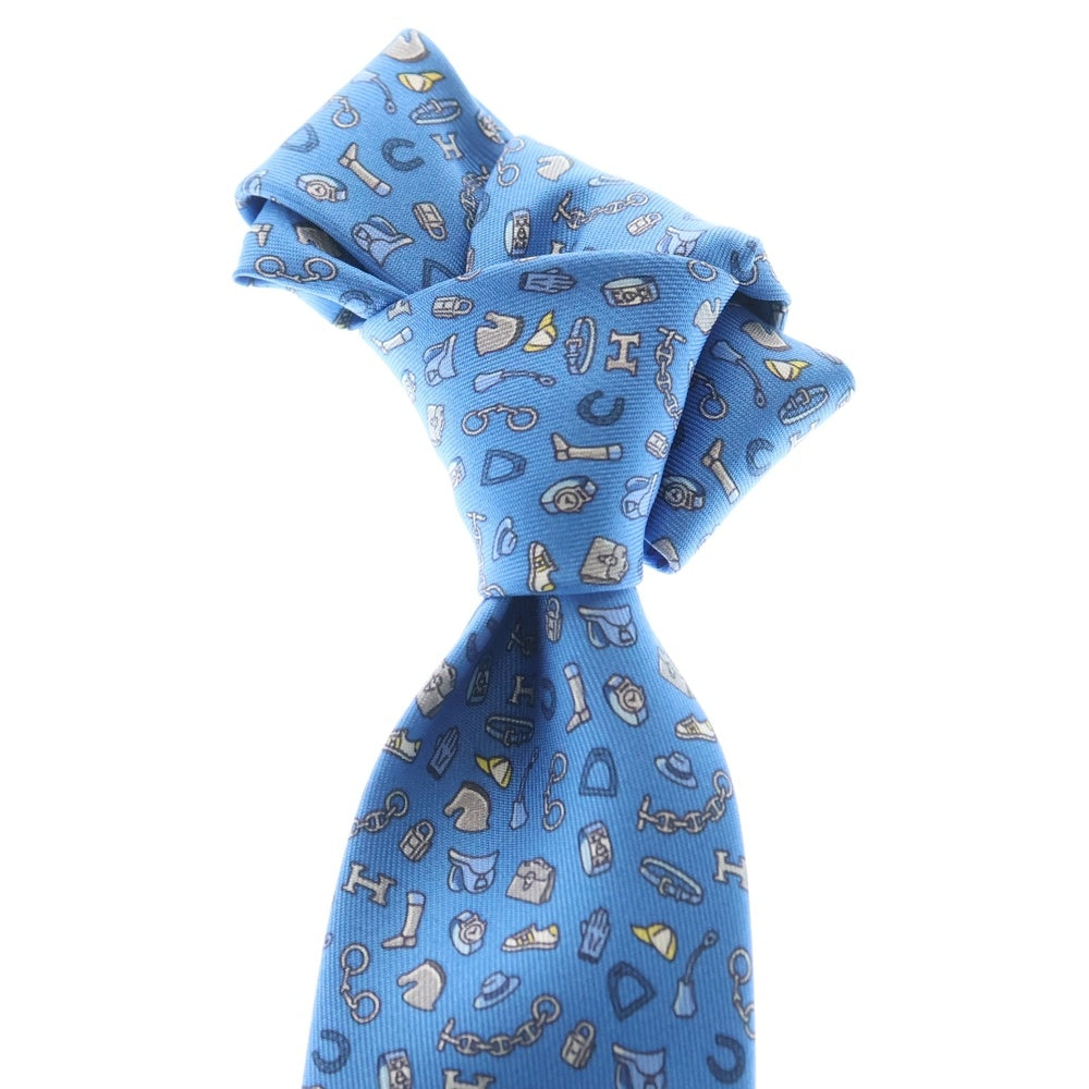 HERMES(エルメス) Faubourg a la Canquille Silk Tie フォーブルの