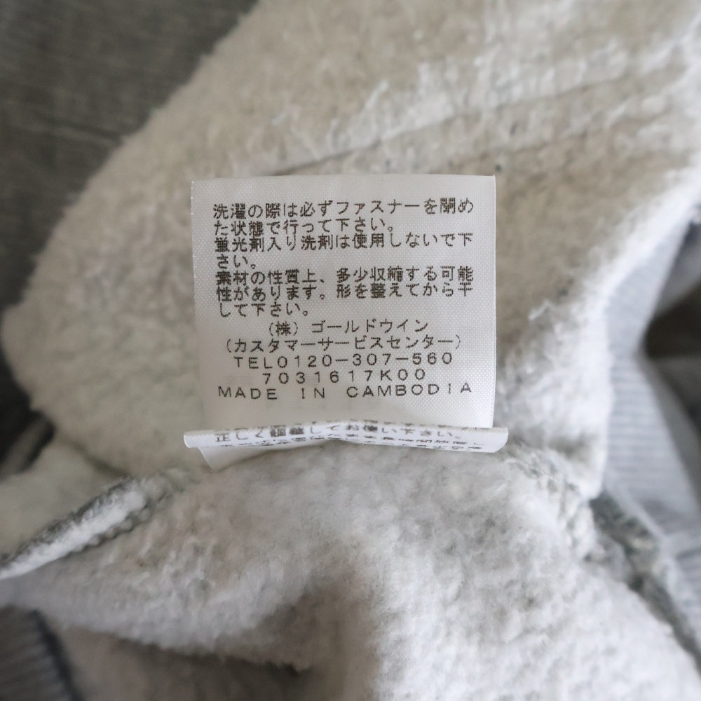 THE NORTH FACE(ザノースフェイス) REARVIEW FULLZIP HOODIE リアビュー フルジップアップ フーディ ジップアップパーカー グレー NT11530