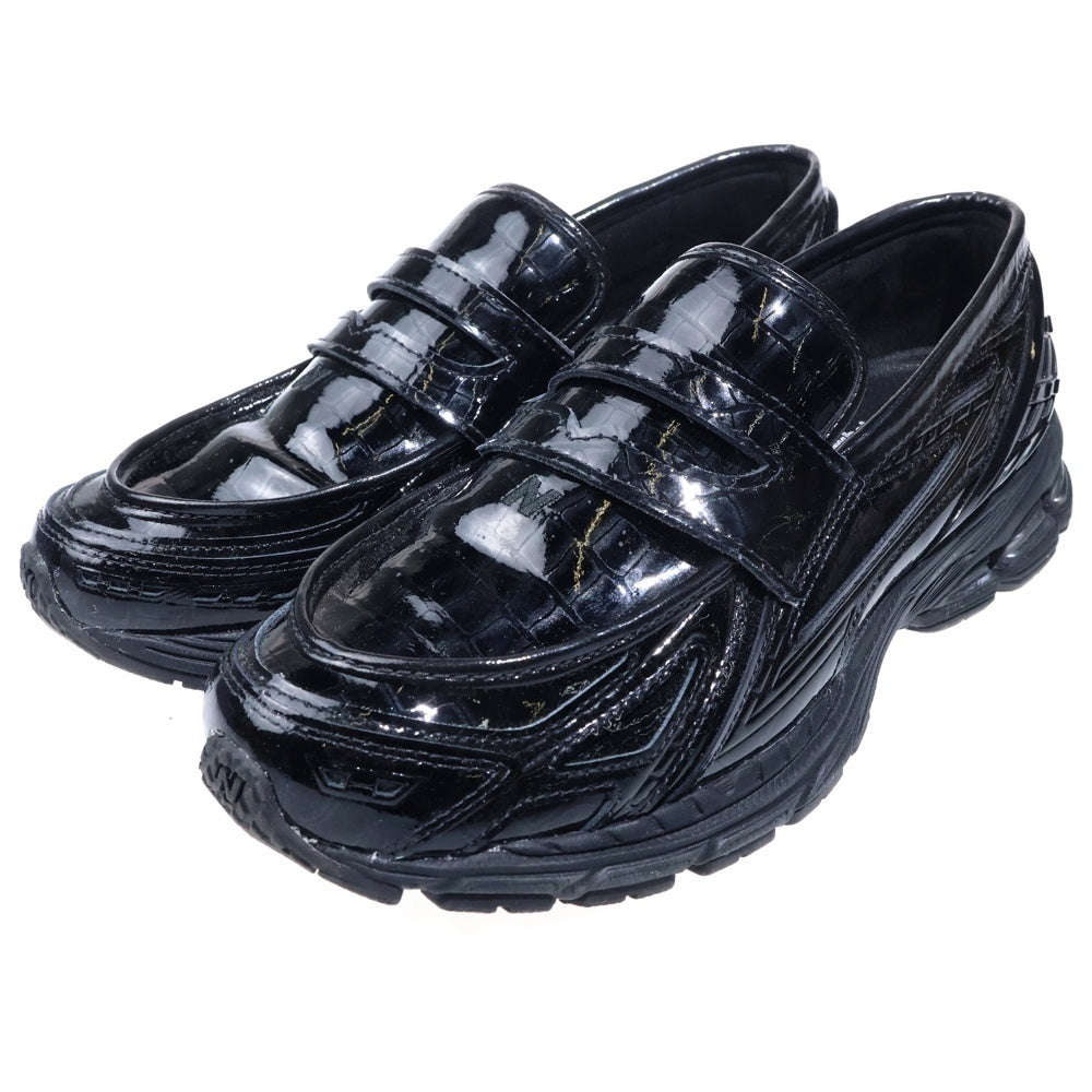 New Balance(ニューバランス) 1906L U1906LCR ロゴ メタリック ローファー ブラック US11/29cm