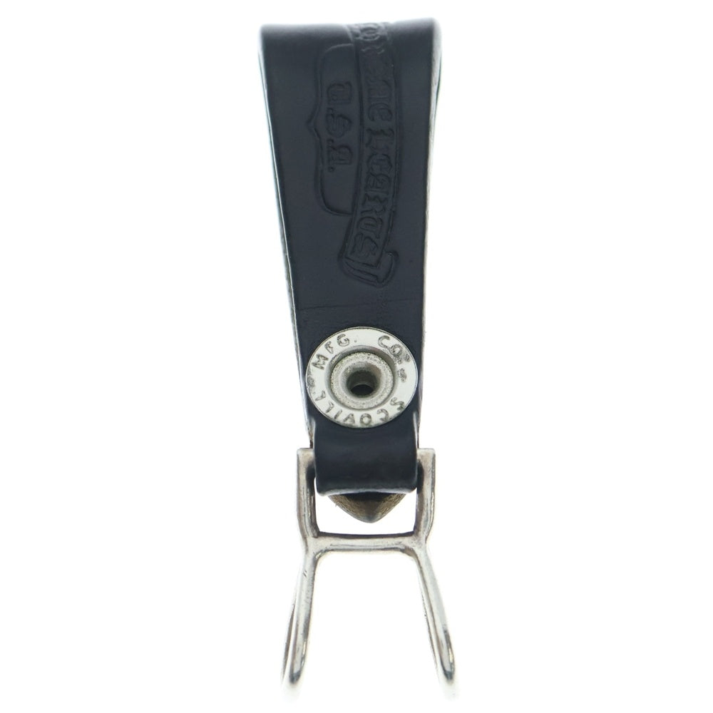 CHROME HEARTS クロムハーツ BELT LOOP ケルティックボールボタン レザーベルトループ ブラック CHROME HEARTS(クロムハーツ) BELT LOOP ケルティックボールボタン
