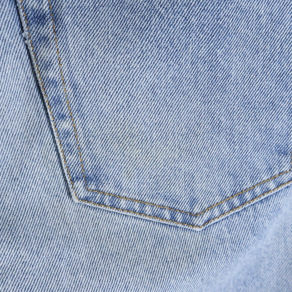 DIESEL(ディーゼル) 1989 D-MINE DENIM PANTS A12338 フロントダメージ加工 ストレートデニムパンツ インディゴ レディース