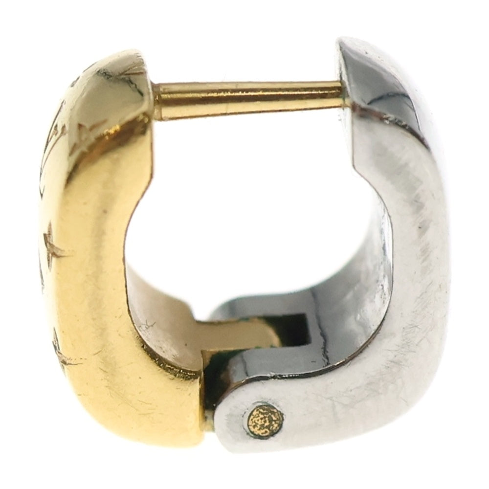LOUIS VUITTON(ルイヴィトン) ブックレドレイユ ナノグラム ピアス ゴールド/シルバー 片耳 MM00397 レディース
