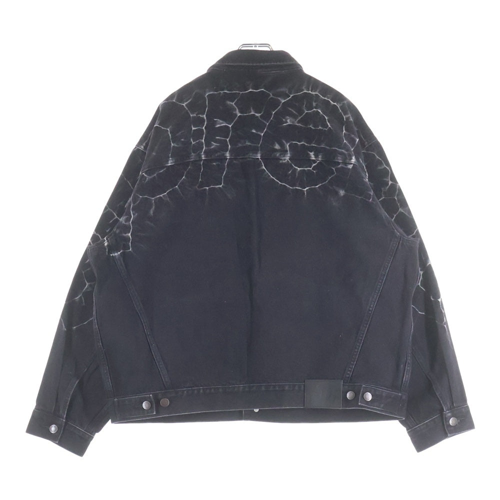 SUPREME(シュプリーム) 23SS Shibori Denim Trucker Jacket シボリ デニムトラッカージャケット デニムジャケット ブラック