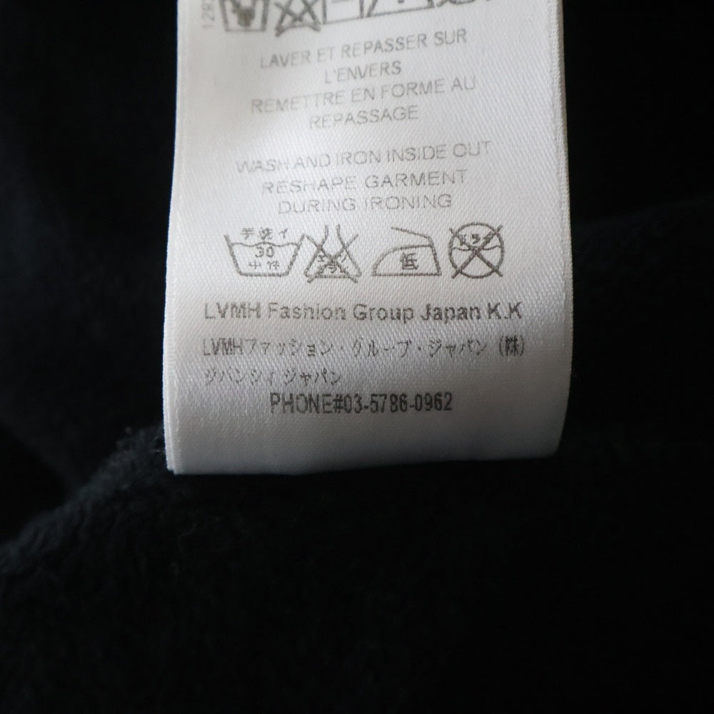 GIVENCHY(ジバンシィ) 19SS ロゴ刺繍 フロントボーダーロゴ クルーネックスウェットシャツ ブラック BM70HS3003