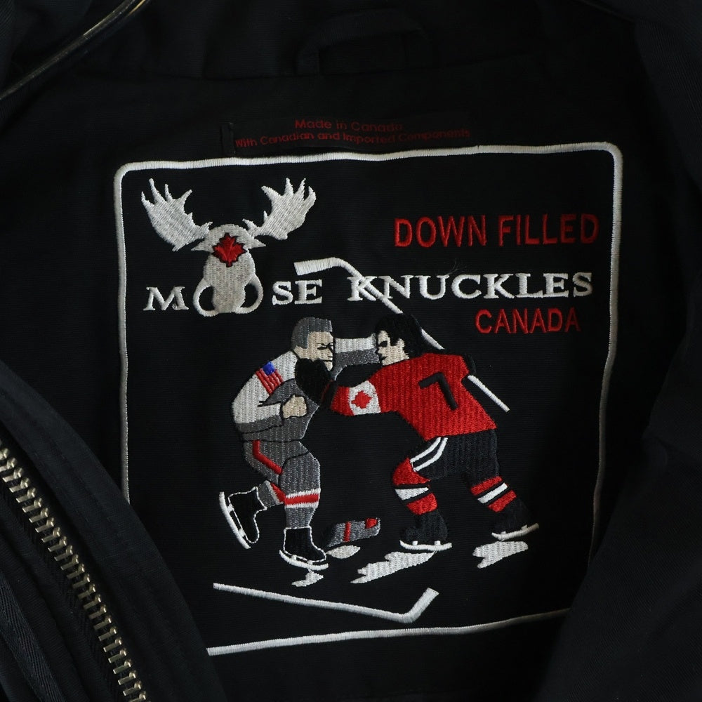 MOOSE KNUCKLES(ムースナックルズ) 3Q JACKET ダウンジャケット ブラック MK2228M3Q