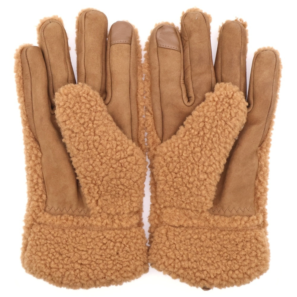 UGG(アグ) UGGfluff Glove UGGフラッフグローブ 手袋 ブラウン