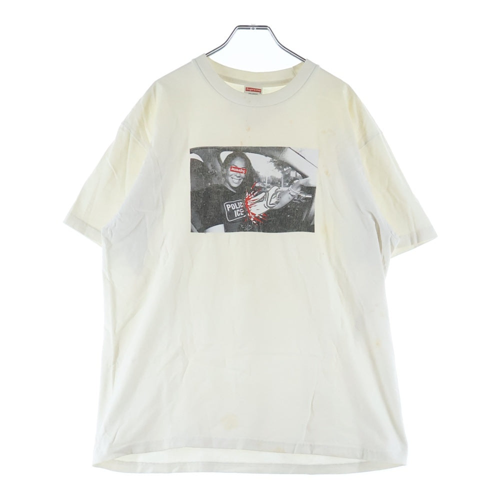 SUPREME(シュプリーム) 20AW ×ANTIHERO ICE Tee アンチヒーロー アイス フロントプリント クルーネック半袖Tシャツカットソー ホワイト