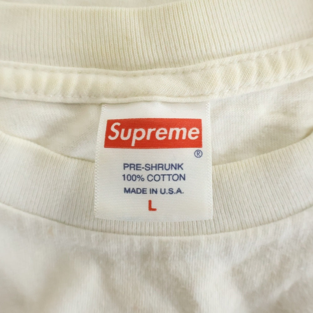 SUPREME(シュプリーム) 20AW ×ANTIHERO ICE Tee アンチヒーロー アイス フロントプリント クルーネック半袖Tシャツカットソー ホワイト
