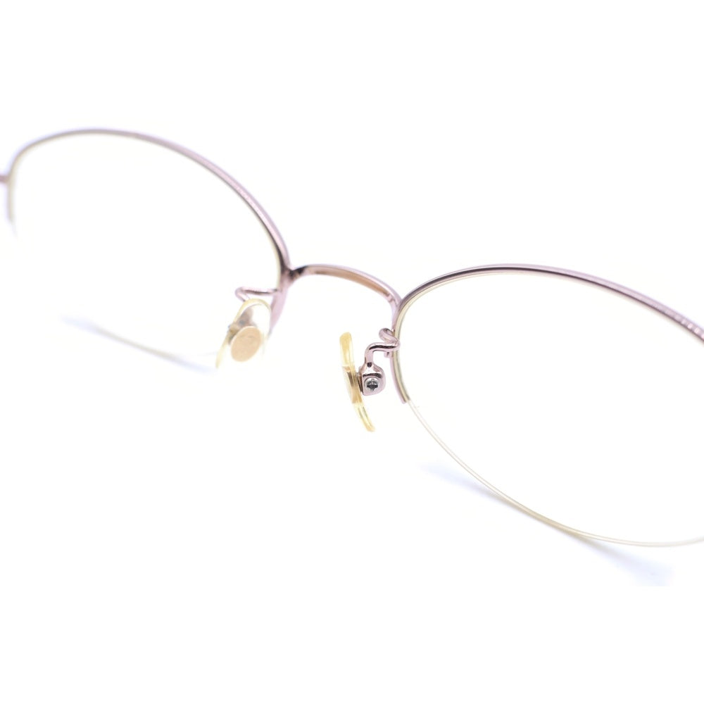 BURBERRY(バーバリー) T-β Eyewear オーバルフレーム アイウェア 眼鏡 シルバー/レッド BB-1040 ※度入り レディース