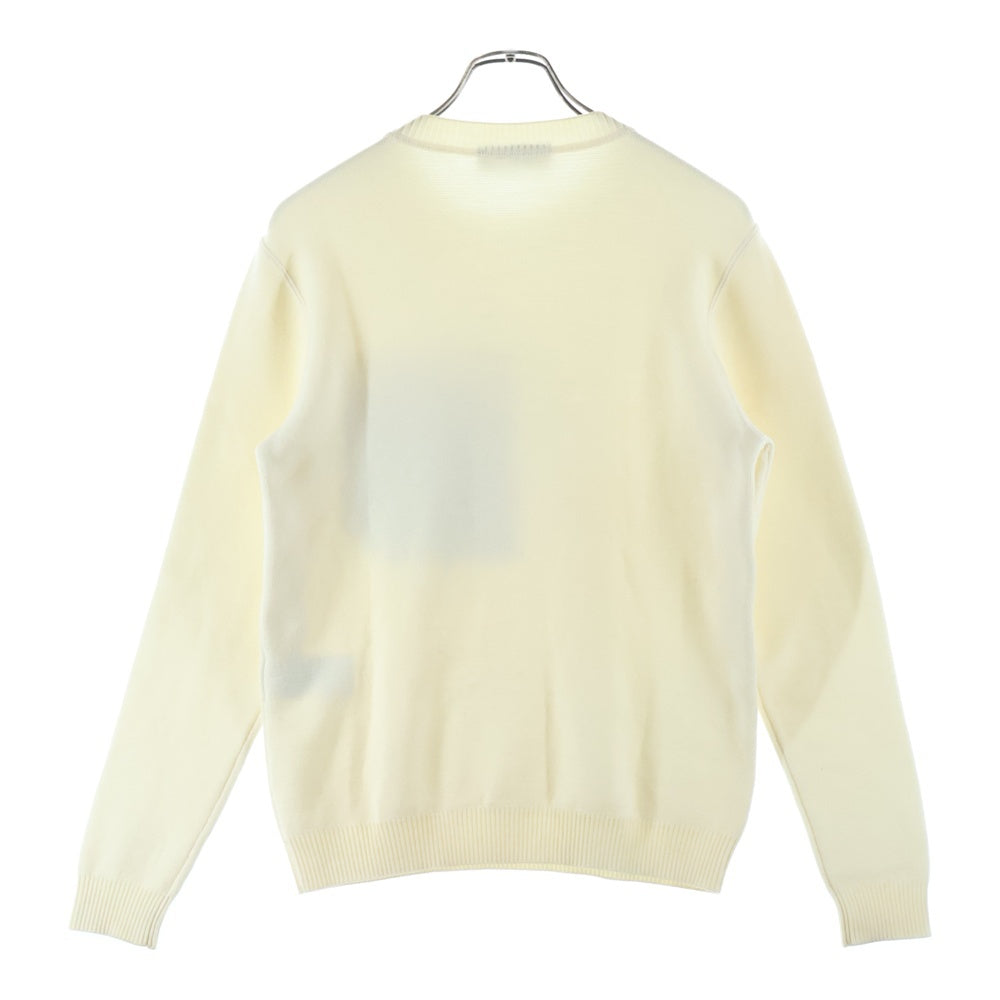 FENDI(フェンディ) 20SS ズッカ柄メッシュポケット クルーネックニット セーター ベージュ レディース FAE536 AAXS