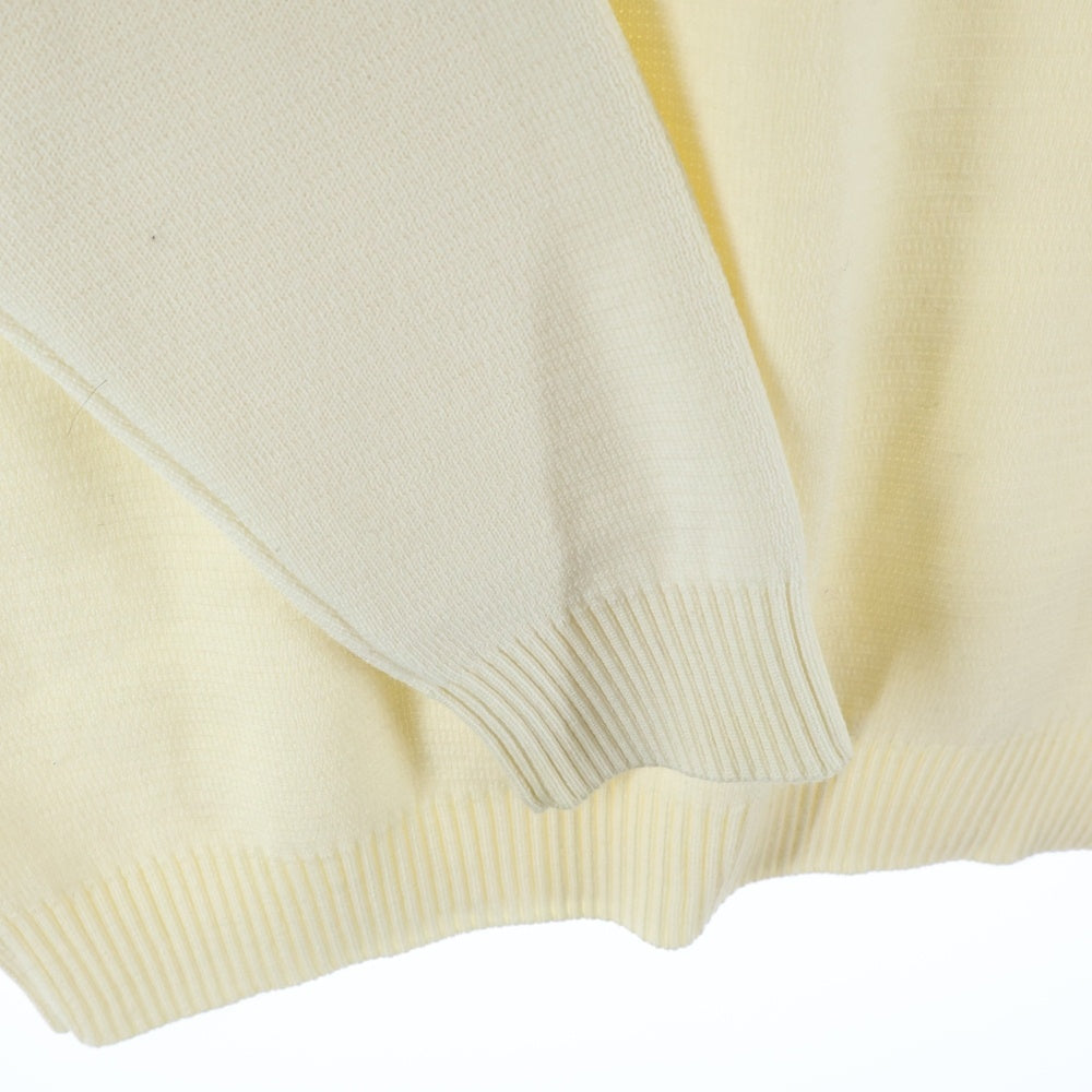 FENDI(フェンディ) 20SS ズッカ柄メッシュポケット クルーネックニット セーター ベージュ レディース FAE536 AAXS