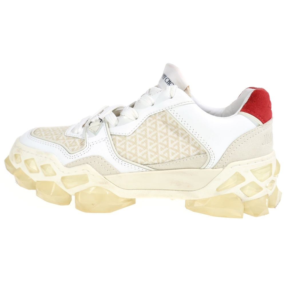 JIMMY CHOO(ジミーチュウ) DIAMOND X TRAINER/F ダイアモンド X トレーナー ローカットスニーカー ホワイト レディース FHF 204
