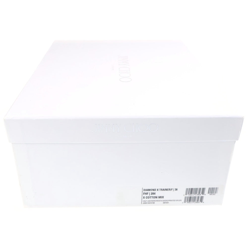 JIMMY CHOO(ジミーチュウ) DIAMOND X TRAINER/F ダイアモンド X トレーナー ローカットスニーカー ホワイト レディース FHF 204