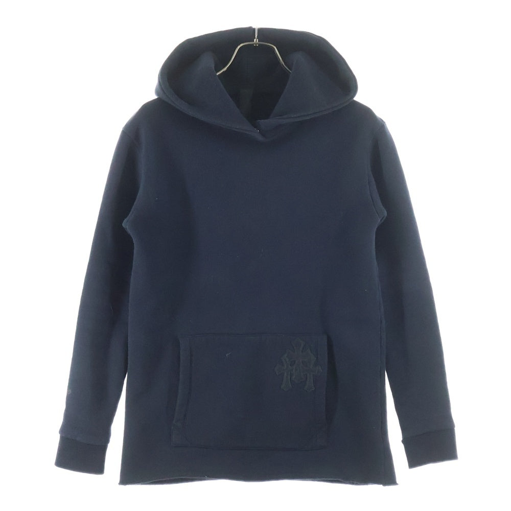 CHROME HEARTS(クロムハーツ) Y NOT クロスボールボタン セメタリークロスパッチ プルオーバーパーカー フーディ ブラック