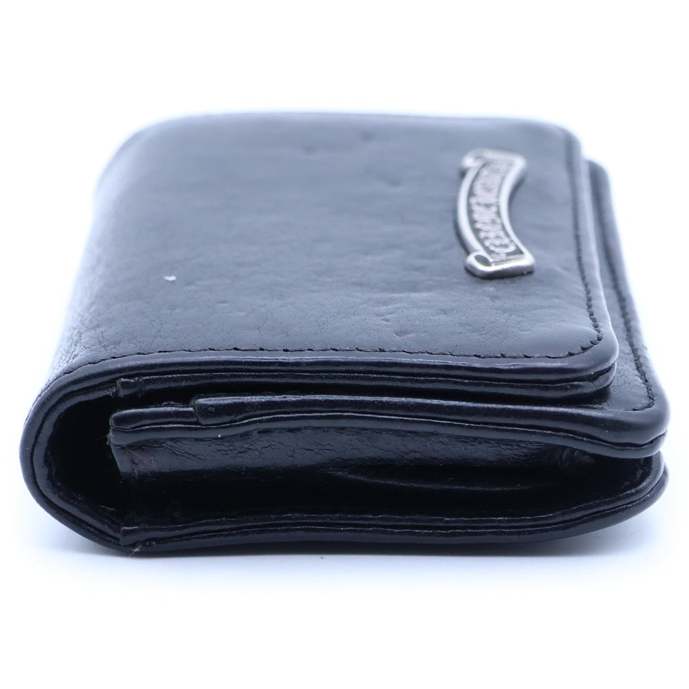 CHROME HEARTS(クロムハーツ) CRD CSE3PKTWDV1 アーチロゴプレート3ポケットレザーカードケース