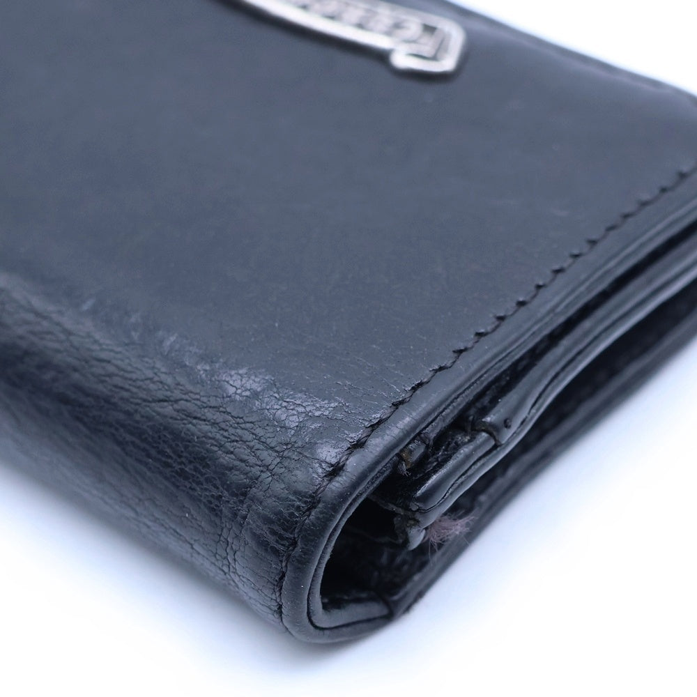 CHROME HEARTS(クロムハーツ) CRD CSE3PKTWDV1 アーチロゴプレート3ポケットレザーカードケース