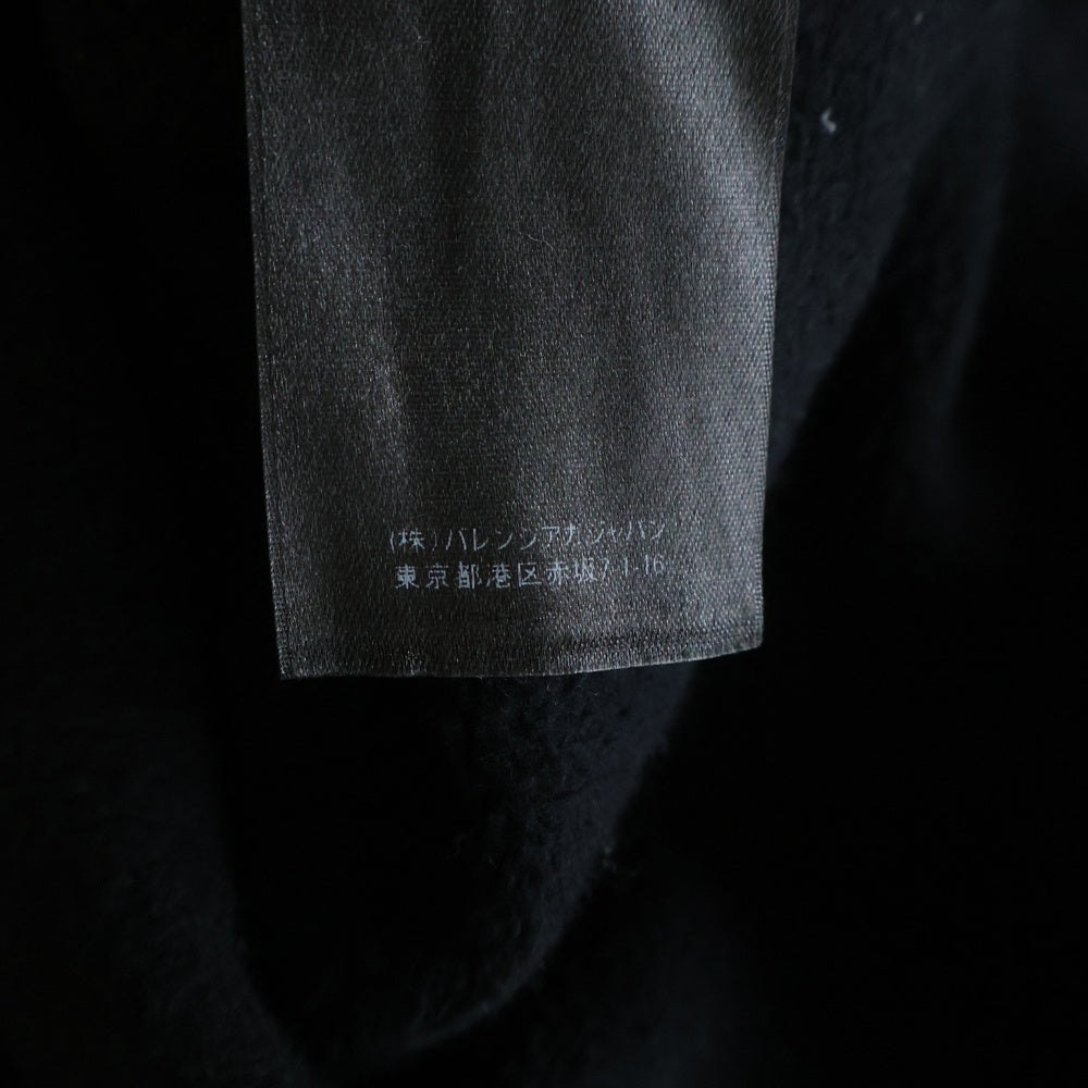 BALENCIAGA バレンシアガ 21AW FREE Embroidery No Rib Pullover Hoodie FREE刺繍 プルオーバーパーカー フーディ ブラック 661711 TKVD4 BALENCIAGA(バレンシアガ) 21AW FREE Embroidery No Rib Pullover