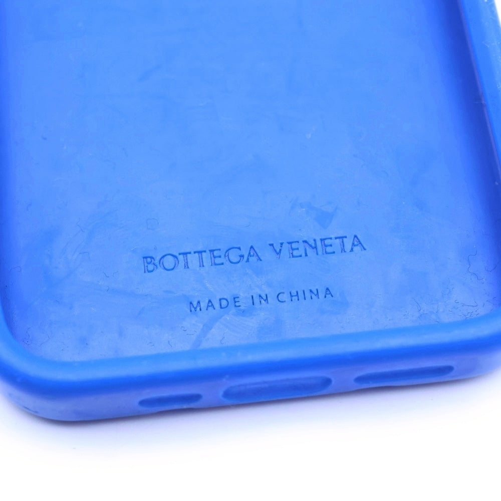 BOTTEGA VENETA(ボッテガヴェネタ) iPhone 13 Pro MAX Case 690826 イントレチャート ラバーシリコン アイフォン13プロマックス スマートフォンケース ブルー