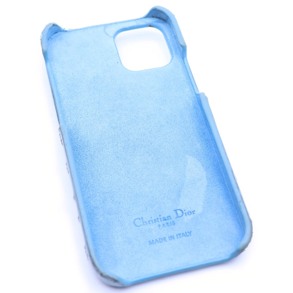 Christian Dior(クリスチャンディオール) 22SS LADY DIOR iPhone 13 Pro Case S0959ONMJ レディディオール アイフォン13プロ スマートフォンケース ブルー