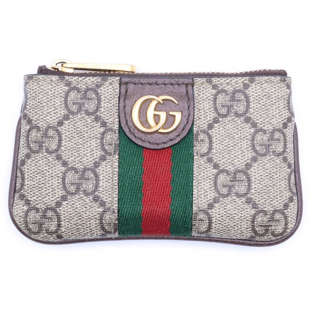 GUCCI(グッチ) GGスプリーム オフディア エボニー コインケース 671722 ベージュ レディース