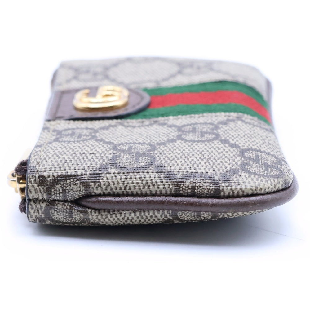GUCCI(グッチ) GGスプリーム オフディア エボニー コインケース 671722 ベージュ レディース