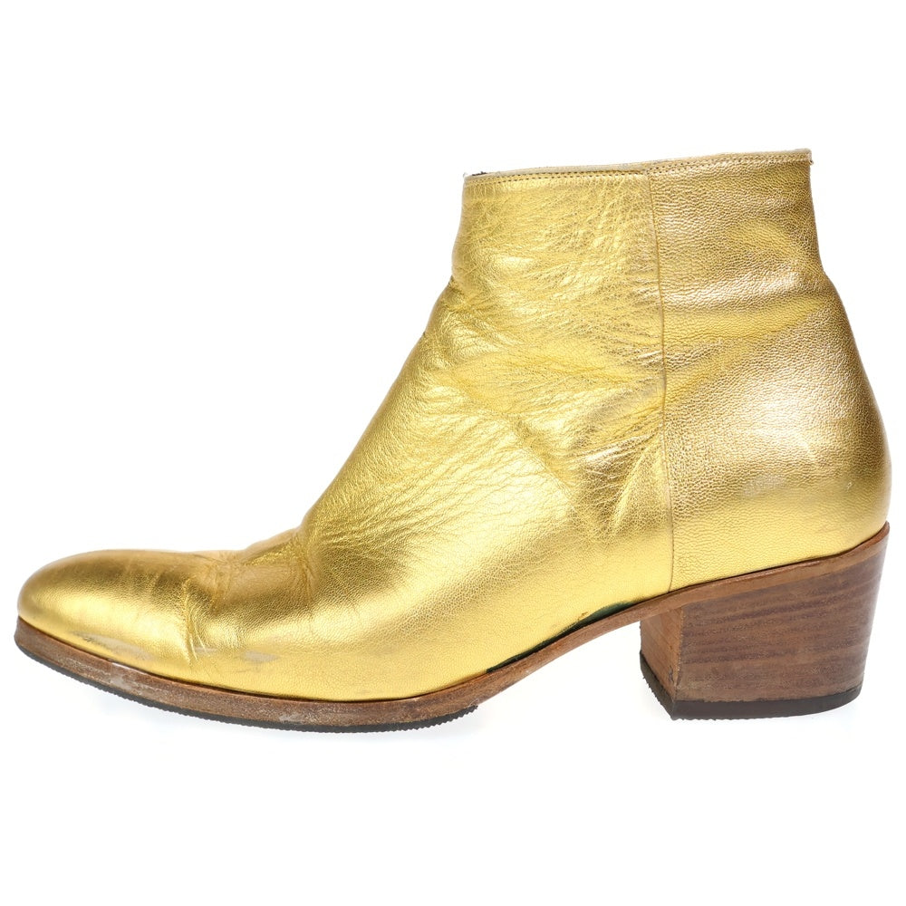 Dior HOMME(ディオールオム) 05AW 6.5HEEL BOOTS エディスリマン期 ハイヒールブーツ ゴールド