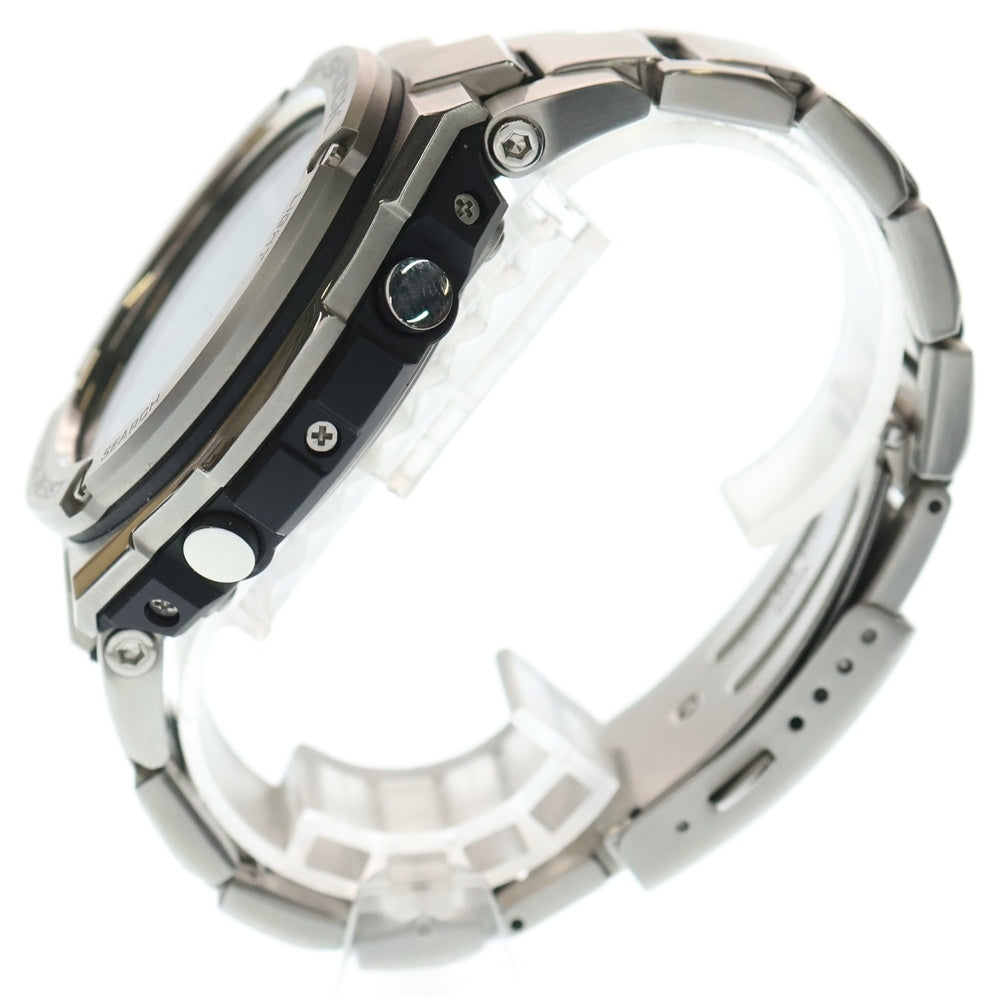 CASIO G-SHOCK(カシオ ジーショック) G-STEEL GST-W110D 電波 ソーラー 腕時計 シルバー