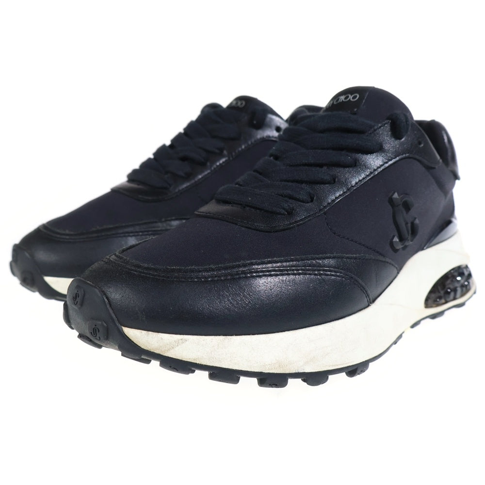 JIMMY CHOO(ジミーチュウ) 22AW Memphis Lace Up Sneaker CHO3724 メンフィス レースアップ ローカットテクニカルスニーカー ブラック レディース