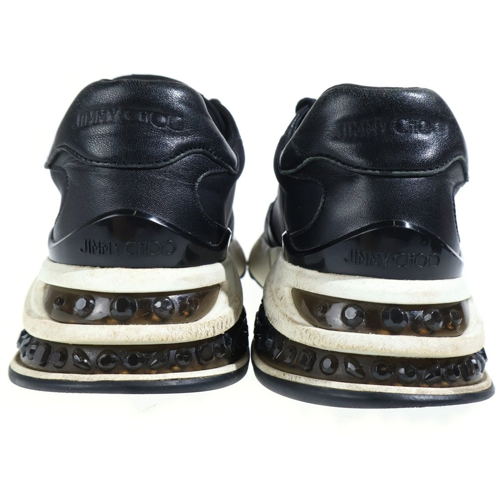 JIMMY CHOO(ジミーチュウ) 22AW Memphis Lace Up Sneaker CHO3724 メンフィス レースアップ ローカットテクニカルスニーカー ブラック レディース