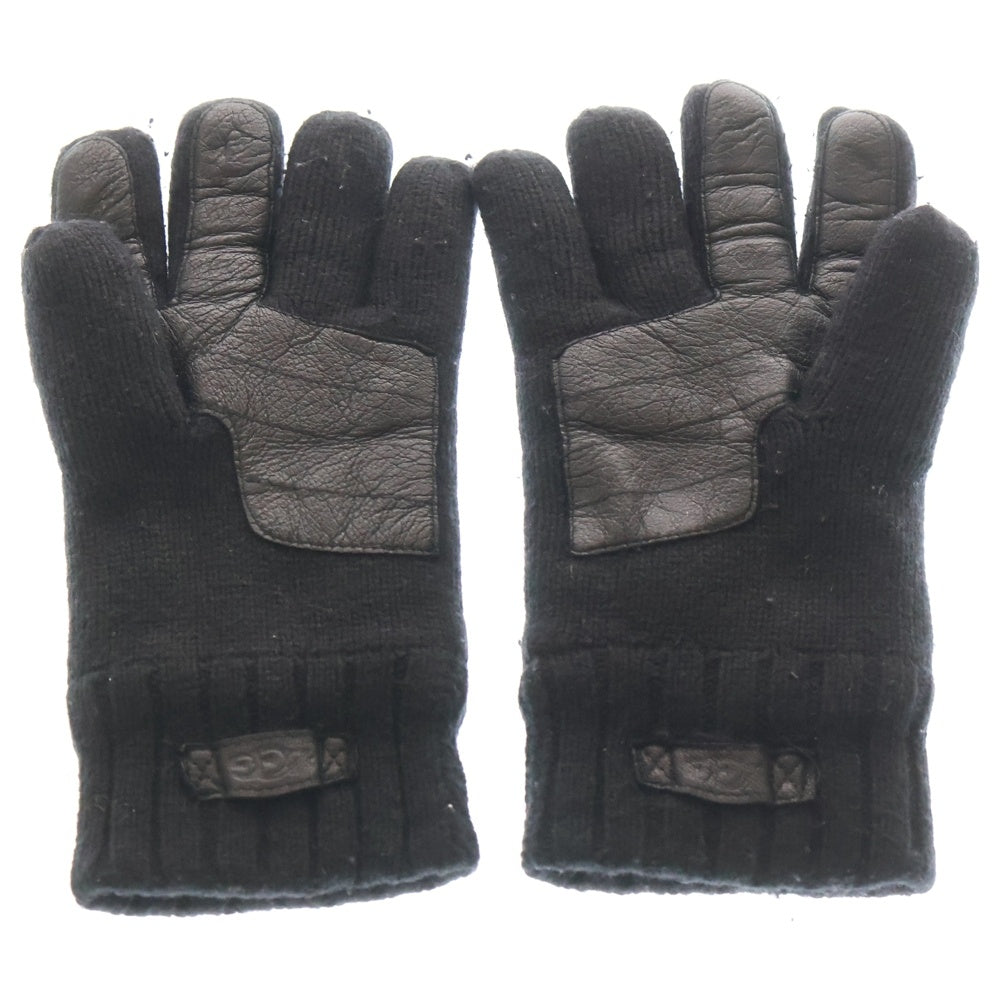 UGG(アグ) KNIT PALM PATCH GLOVE 20093BX ニット パームパッチグローブ 手袋 ブラック