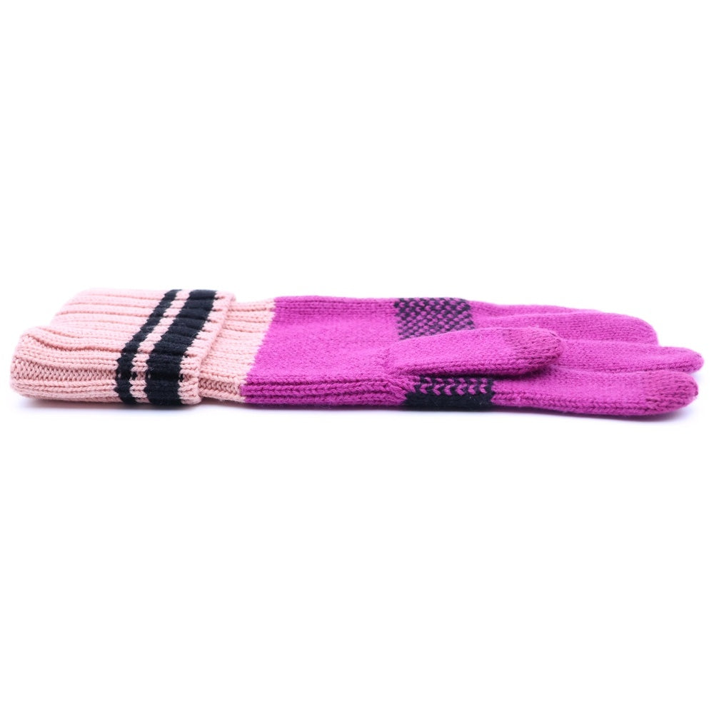 UGG(アグ) W KNIT GRAPHIC LOGO GLOVE WITH TOUCH 20169 グラフックロゴ ニットグローブ 手袋 パープル レディース