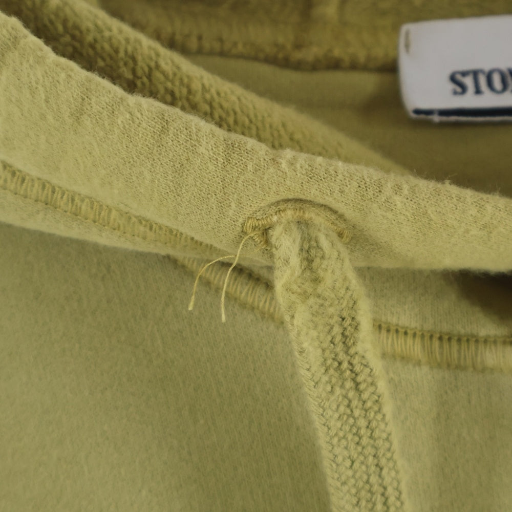 STONE ISLAND(ストーンアイランド) 21AW BRUSHED COTTON FLEECE 751564120 ブラッシュドパッチプルオーバーパーカー 751564120 グリーン