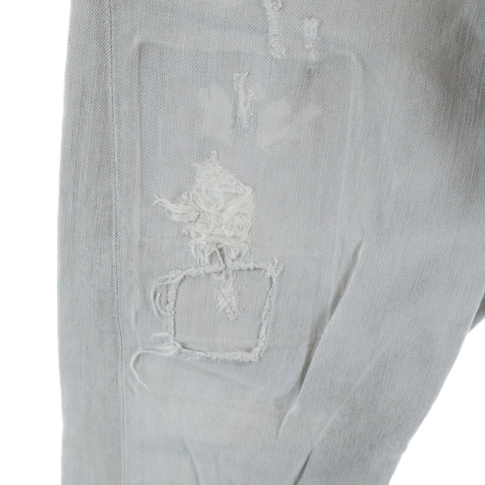 DSQUARED2(ディースクエアード) 18SS SEXY TWIST JEAN S71LB0413 セクシーツイストジーンズ ダメージ加工 デニムパンツ グレー