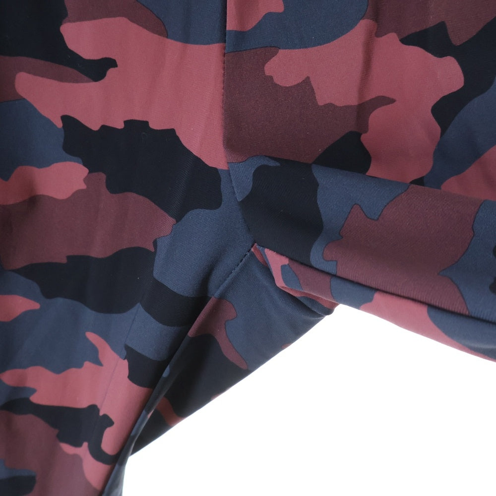 HYDROGEN(ハイドロゲン) CAMOUFLAGE PANTS カモ柄 ドローコード付き ナイロンイージーパンツ レッド