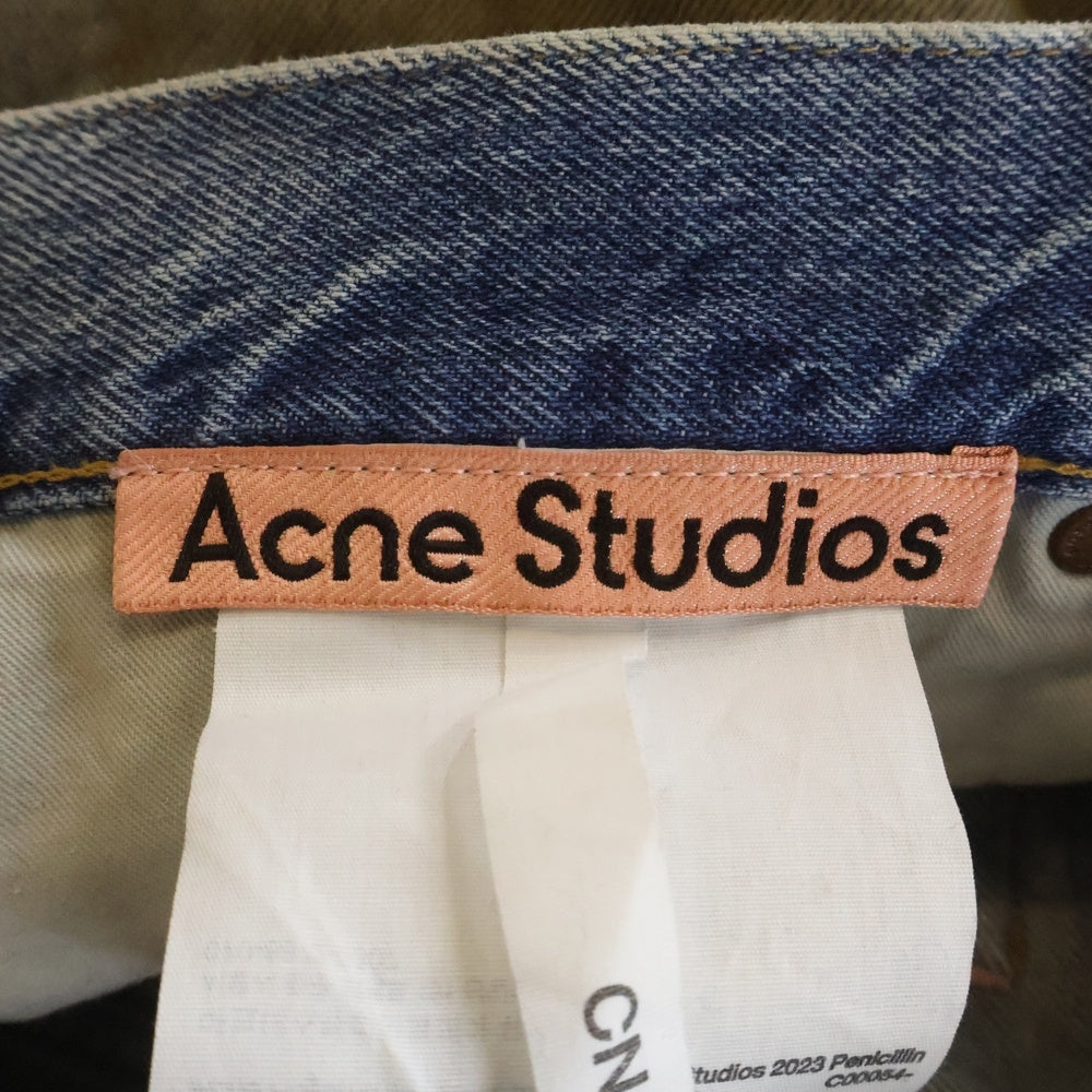 Acne Studios(アクネ ストゥディオズ) 23AW 2023 Penicillin スーパーバギーフィットジーンズ ワイドデニムパンツ ジーンズ インディゴ C00054